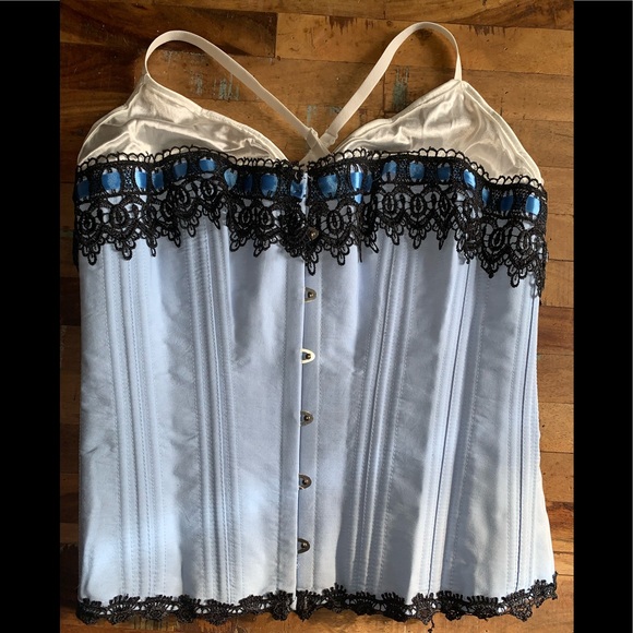 Tops - NWT Baby Blue Corset